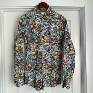 Eton Animal Print Shirt